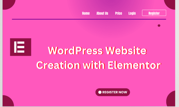 Learn WordPress Website Creation with Elementor